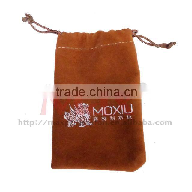 Max+ China Custom Printed Velvet Pouch Bag Velvet Jewelry Pouch With Logo High Quality Promotion Fancy Mobile Phone Pouch