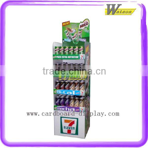 Supermarket Promotion Dump Bin Cardboard Newspaper Display Stand