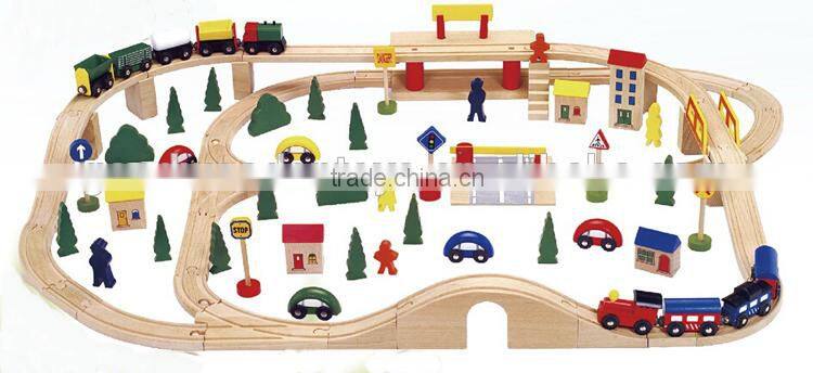 top sale wooden toy fire trucks OEM new design intelligent toy DIY trucks for kids EZ5085