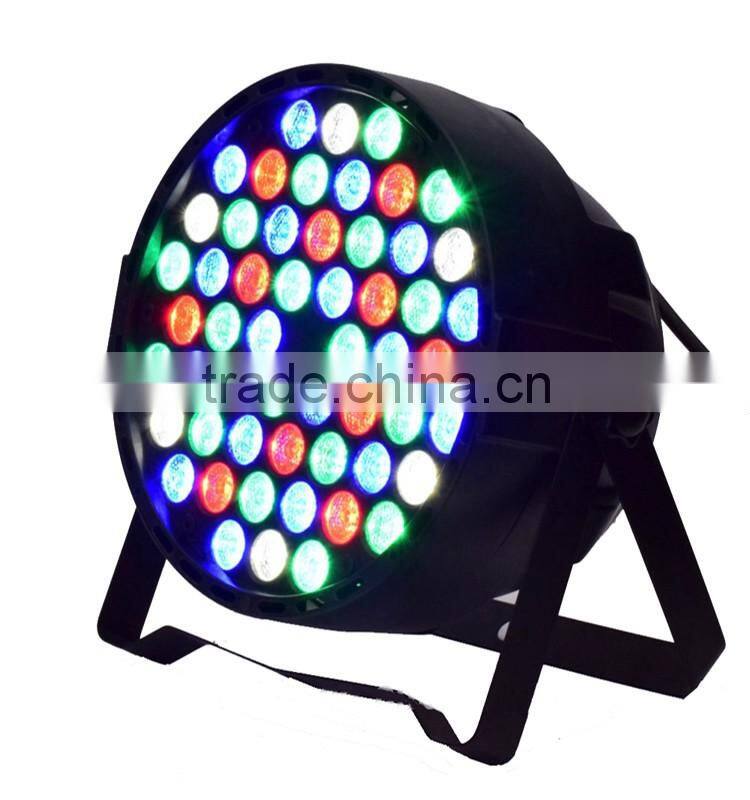 54X3W LED DJ PAR Light RGBW 162 Watt DMX 512 Stage Lighting Disco Projector