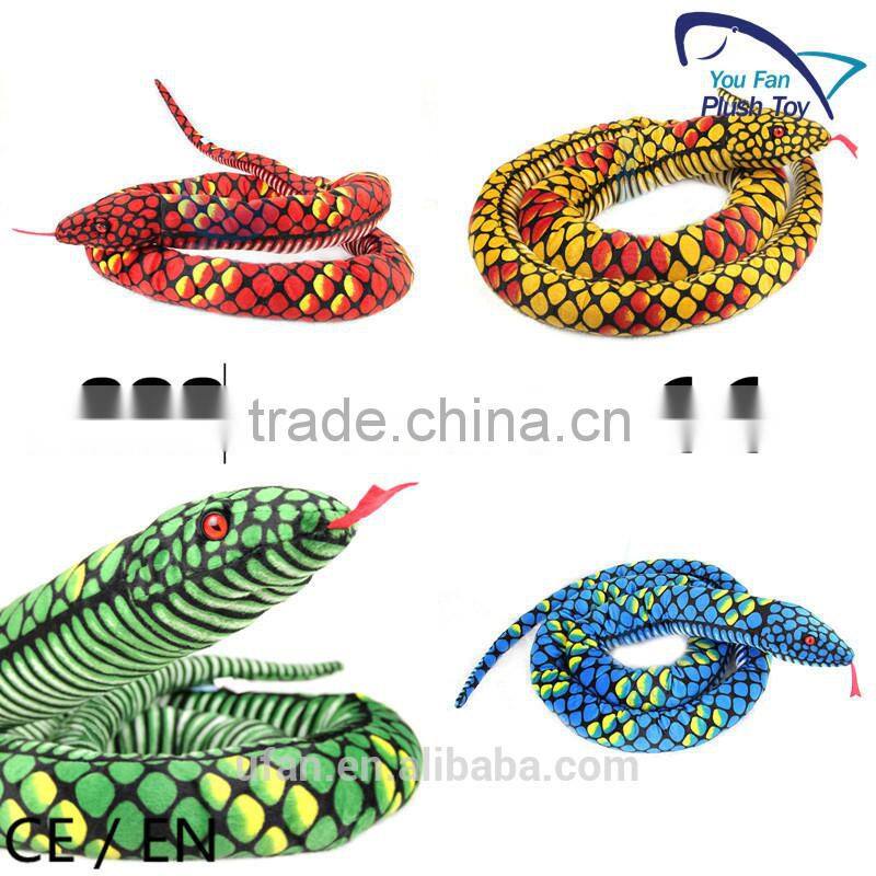 stuffed forest animals plush toy reptile soft long boa snake
