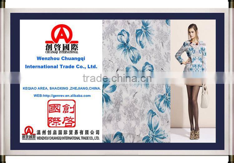 bowknot pattern digital printing 40S cotton fabric textiles for womens garment clothing