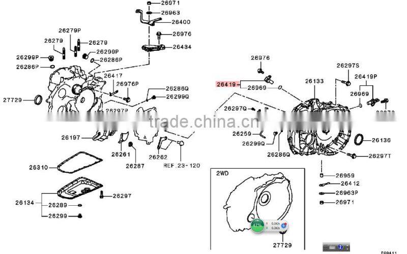 Auto Speed Sensor For Mitsubishi Pajero Lancer L200 KB4T V73 V78 V97 NA4W CS3A MR567292 8651A109 MD759163 MD327107 MR331743