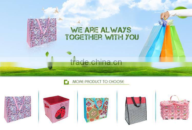 Hot promotional Handled 100% recycled pp woven bag