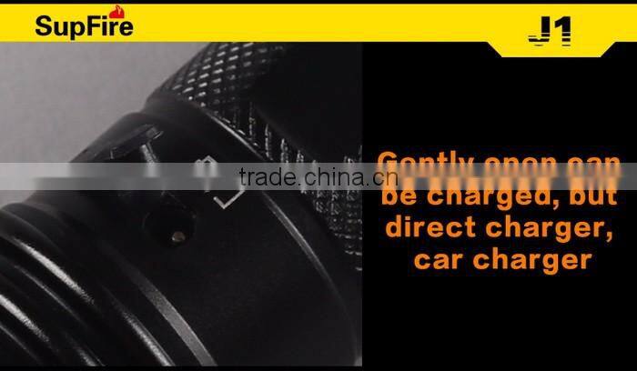 Supfire J1 Rechargeable 3W flashlight camping Led Torch