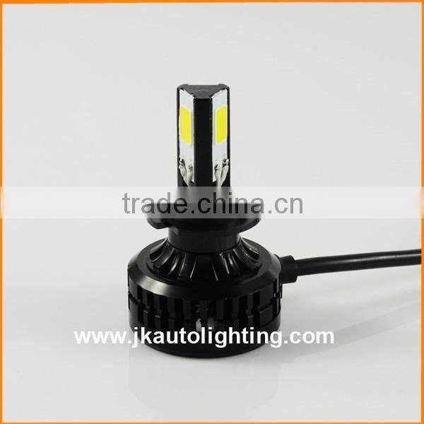 Three Sided 360 Degree Emitting LED H7 Headlight New Arrival High Power COB LED Car Headlight Bulb H7