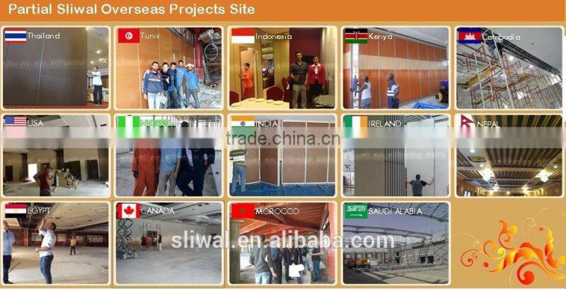 aluminium folding partition acoustic movable partition folding screen wooden partition
