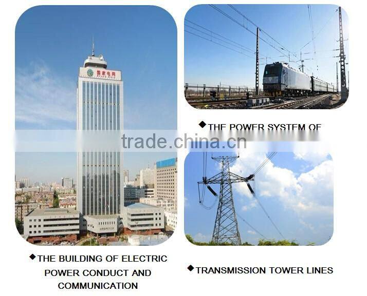 high quality low resistance graphite grounding earthing pole /electrode of transmission lines