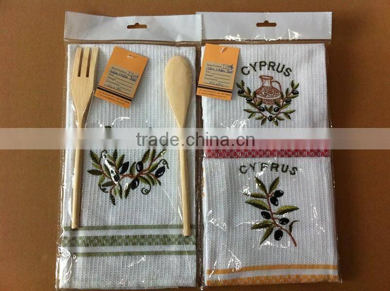 100% COTTON PRINTED TEA TOWEL PLAIN TOWEL