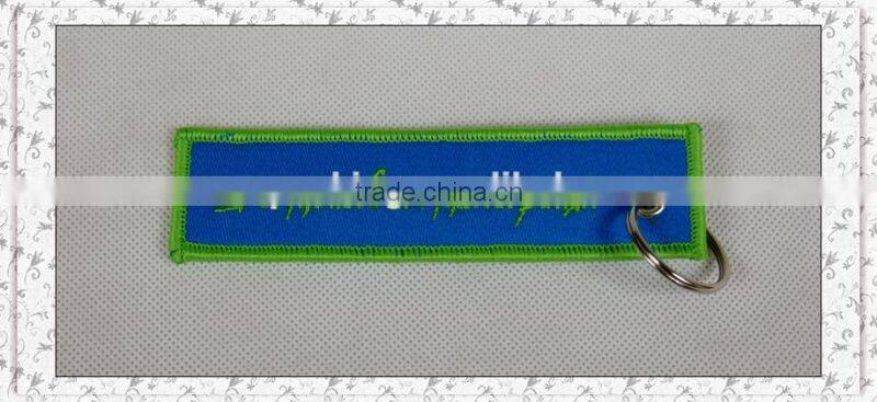 embroidered key ring for flight