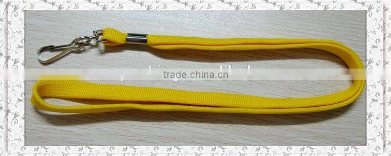 Polyester tube lanyard for ID card holder