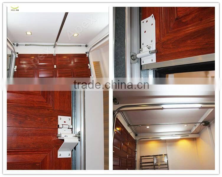 Automatic overhead garage door sectional garage door remote controlled