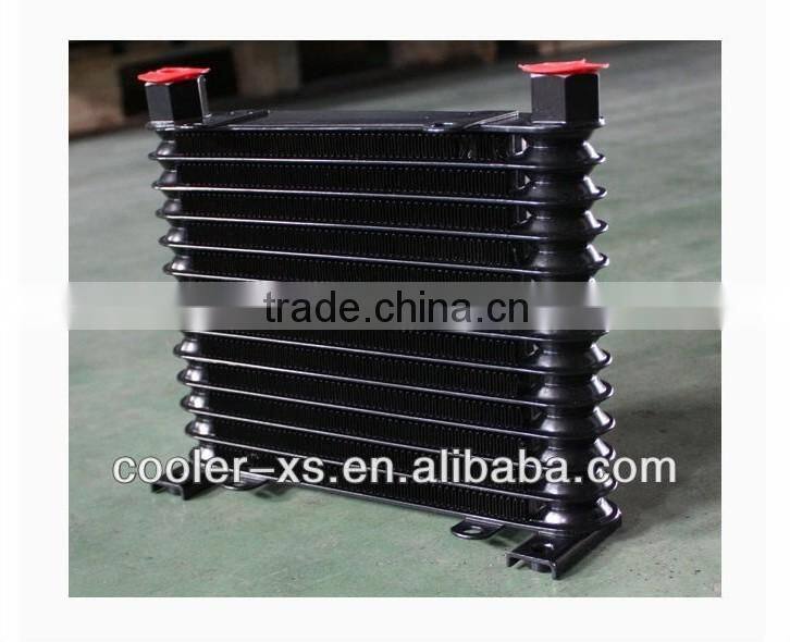 aluminum ,shell type ,hydraulic oil cooler for hydraulic system /motor cycle