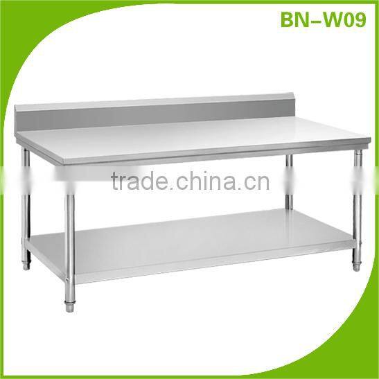 Hotel Restaurant commercial stainless steel kitchen work table /stainless steel work table BN-W09