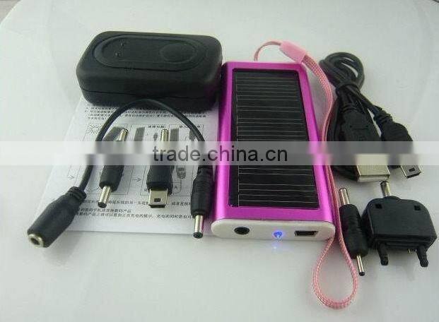 OBOE Low Price 1350mAh Solar Power Bank Charger