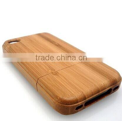 Bamboo natural color phone case for iphone 4/4s