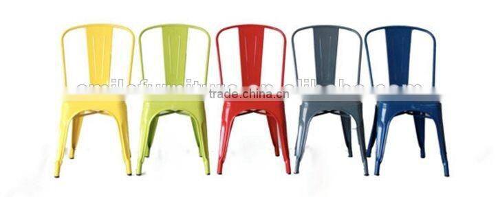 wholesale colors metal dining chairs for sale