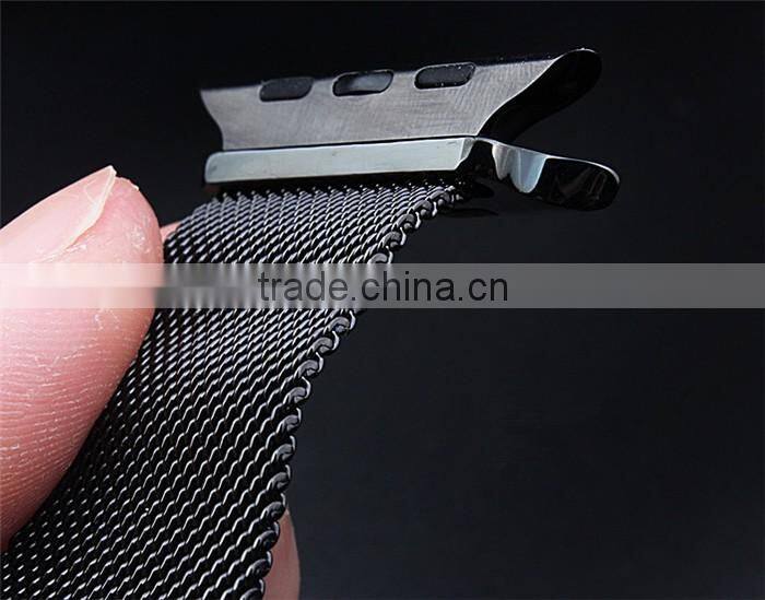 Stainless Steel Mesh Loop Milanese For Apple Watch Band 10 Colors