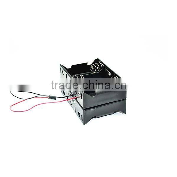 6 x D Size Cell Battery Batteries Holder Box 9V Case With Wire Lead