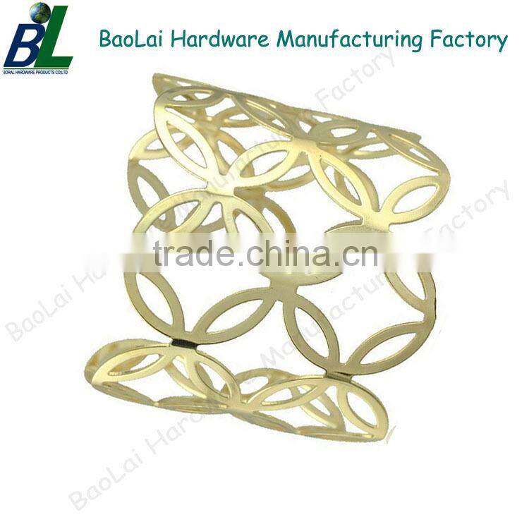 High end metal fake gold bangle for young girls