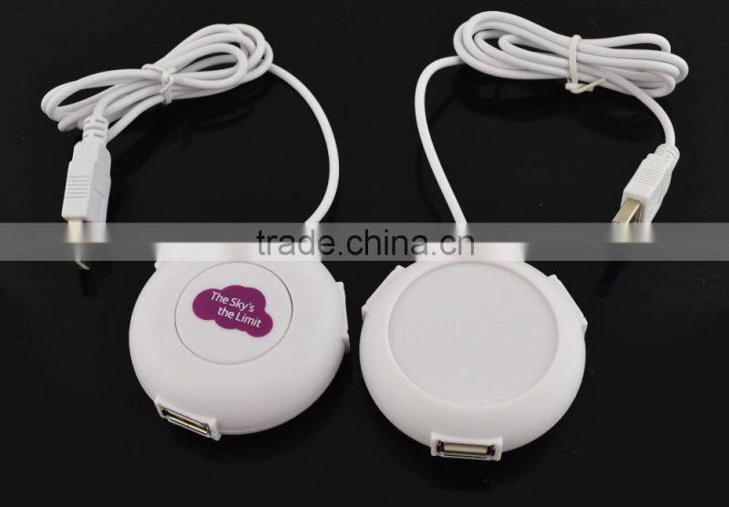 4 Port Usb Hub And Cup Warmer button shape USB Hub