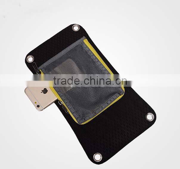 Eco-friend qualified oxford hiking solar backpack with power supplier