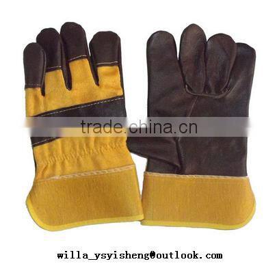 Wholesale welding safety work glove from Shandong factory