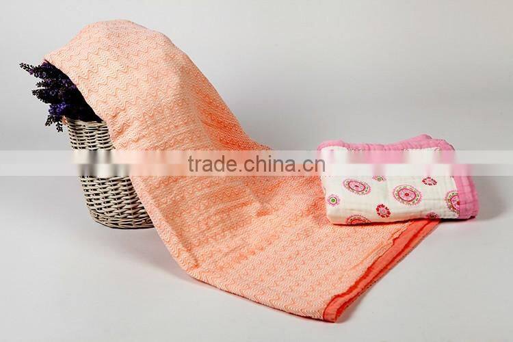 Swaddle blanket 100%cotton baby muslin wraps-Weave 4-ply-washed