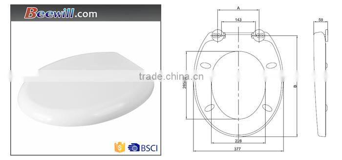 Duroplast loo seat for bathroom