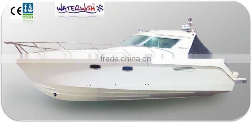 waterwish QD 36 fiberglass luxury pleasure yacht boat