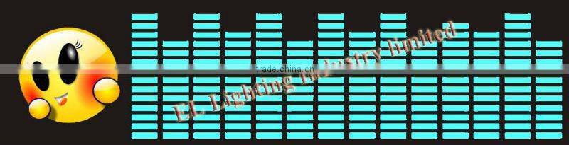 2014 newest design EL Car Sticker