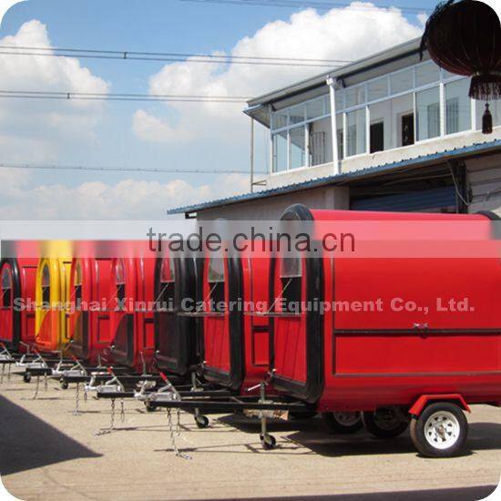 2013 European Standard Fast Snack Electric Towing Beach Food Delivery Cart XR-FC220 B