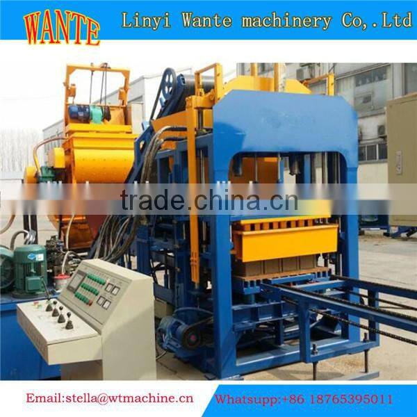 QT4-15 concrete brick plant in india construction tools equipment