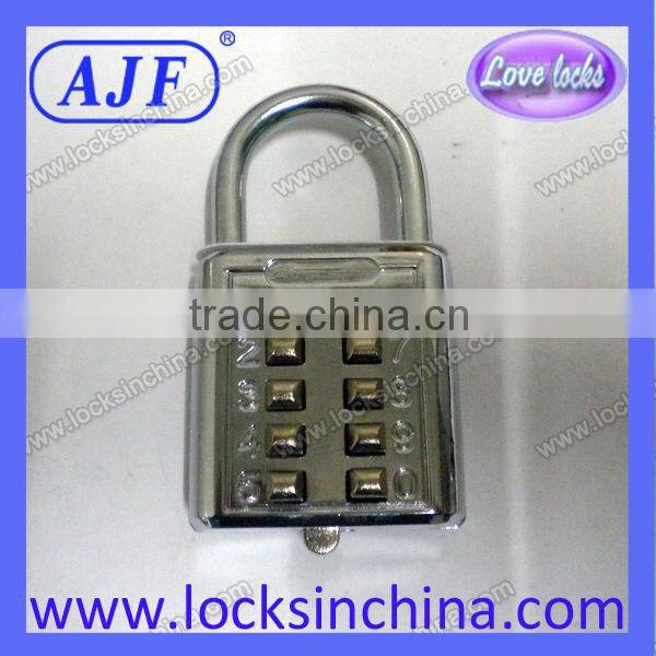 High quality blue travel suitcase padlock