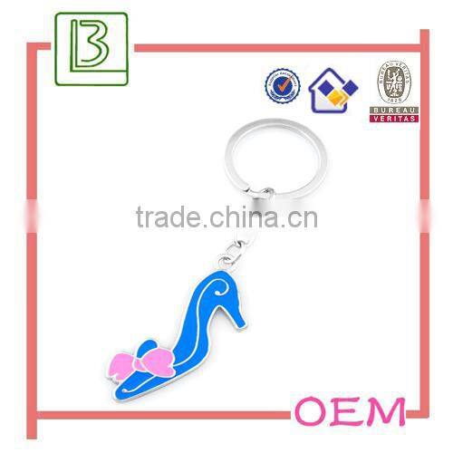 keychain high heel shoes with rhinestone heels