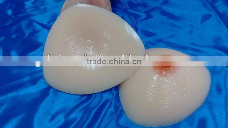 drop shape silicone breast forms with bra strap