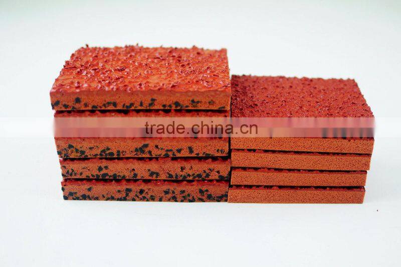 IAAF certified all weather 13mm synthetic rubber running track materials