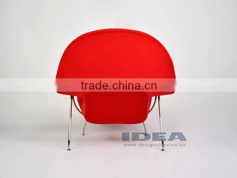 Replica Womb Chair - Red Wool Fabric