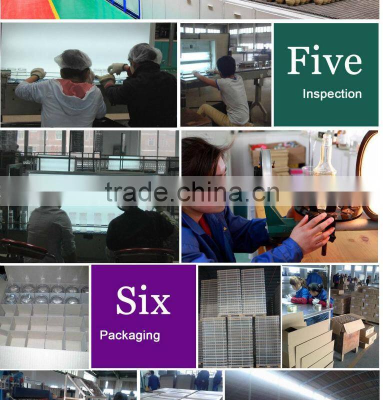 fashion glass jars for cosmetics