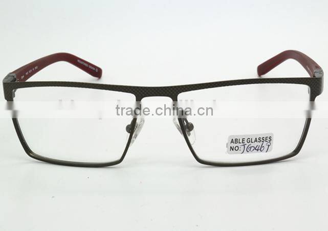 top quality custom logo man metal optical eyewear spectacles