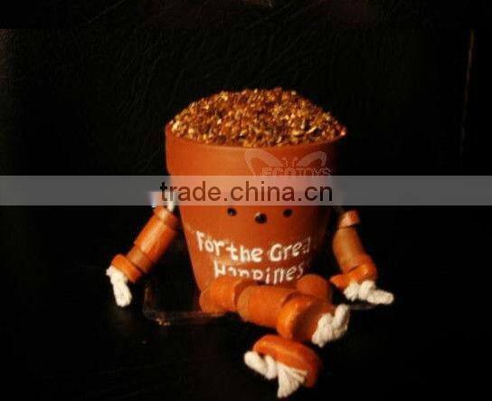 Robot grass doll,Grass hair doll