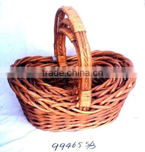 hot sale high quality willow baby basket