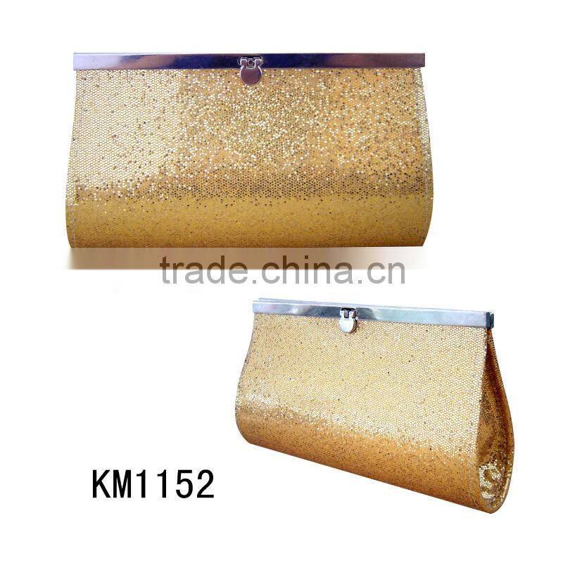 Fashion patent pu clutch cosmetic bag