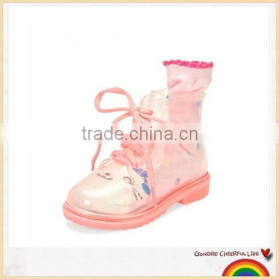 Kids jelly PVC rain boots