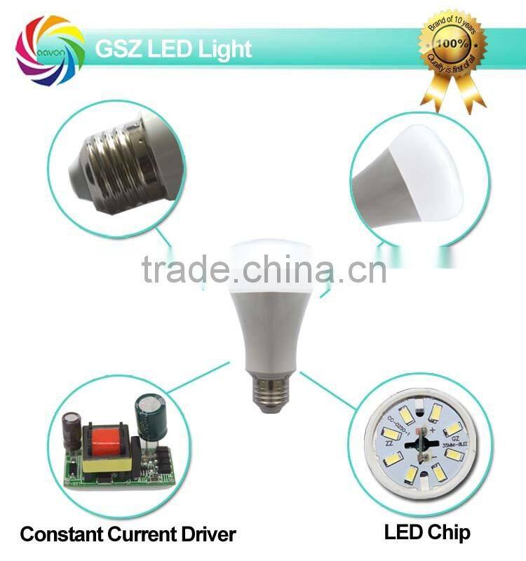 9W high power led bulb light with CE ROHS