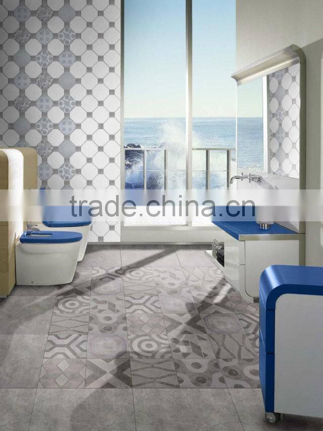 customized irregular glazed porcelain octagonal tile mosaic ceramic tile wall floor