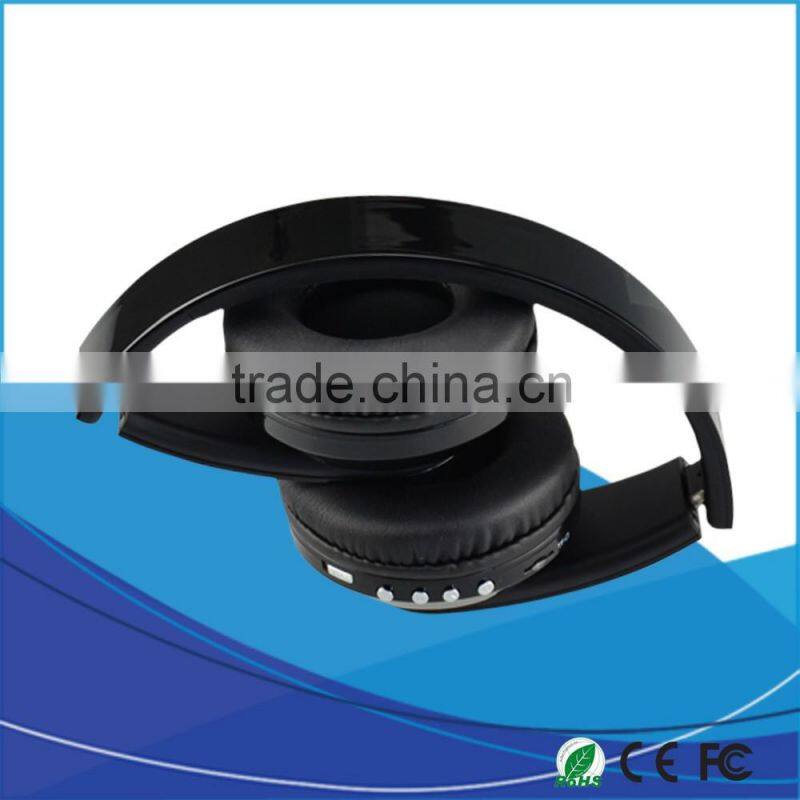 Cheap wireless bluetooth stereo headphone with charging line