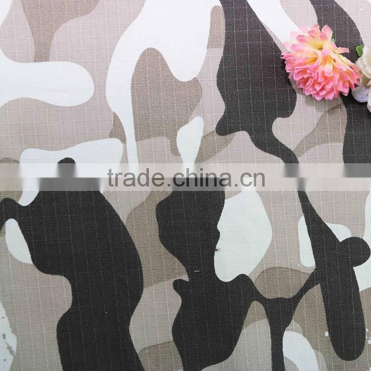 fashion cotton check digital camouflage printing camouflage fabric