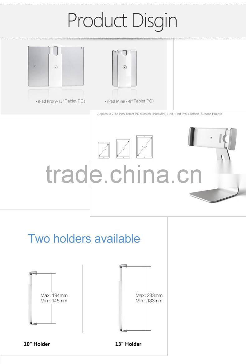 Tablet mount for desk for 13inches tablet accessories