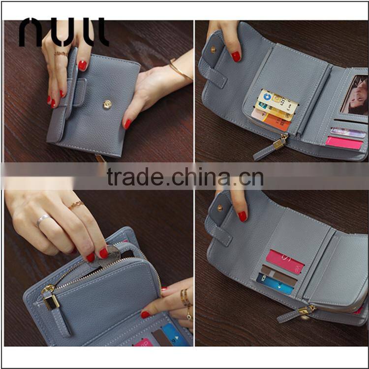 Bifold ladies tops printing designs oem wallet